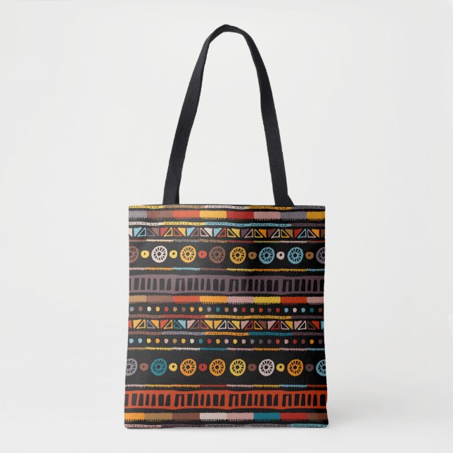 Ethnic seamless in native style. pattern with Amer Tote Bag (Front)