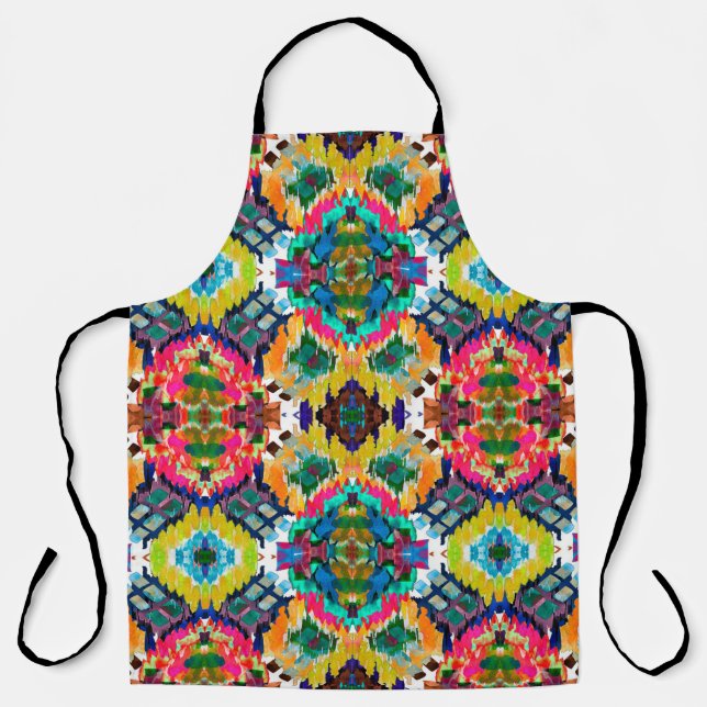 Ethnic seamless pattern. Ethnic boho ornament. Rep Apron (Front)