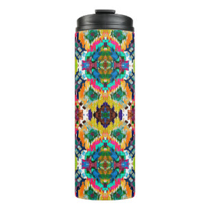 Ethnic seamless pattern. Ethnic boho ornament. Rep Thermal Tumbler