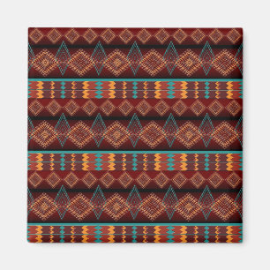 ethnic seamless pattern magnet
