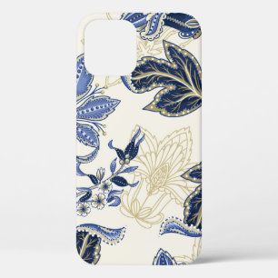 Ethnic seamless pattern with Indian ornament. Vint iPhone 12 Case