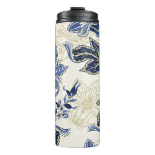 Ethnic seamless pattern with Indian ornament. Vint Thermal Tumbler