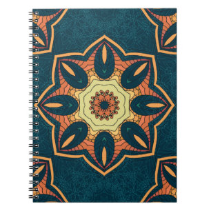 Ethnic seamless pattern with mandala. illustration notebook