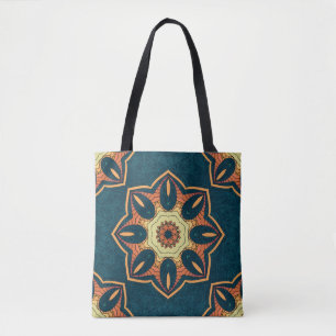 Ethnic seamless pattern with mandala. illustration tote bag