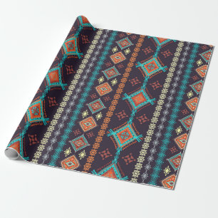 Ethnic seamless pattern wrapping paper