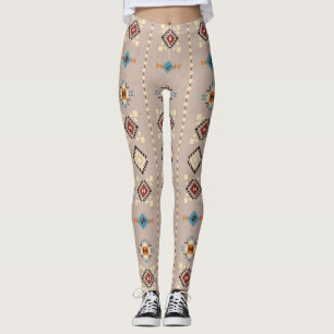 Ethnic: seamless tribal pattern leggings