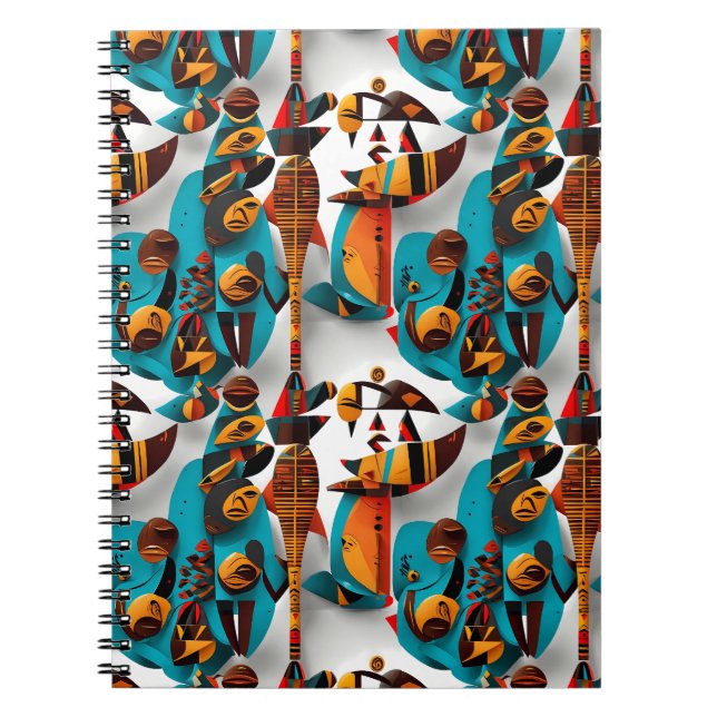 Ethnic Soulful Tribes: Ethereal Journeys Notebook (Front)