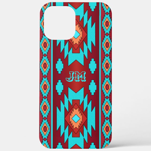 Ethnic southwestern geometric aztec pattern.   Case-Mate iPhone case (Back)