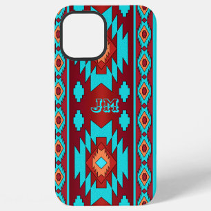 Ethnic southwestern geometric aztec pattern. iPhone 12 pro max case