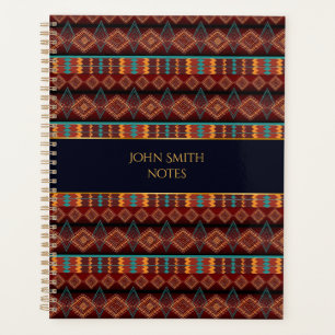 Ethnic southwestern geometric pattern planner