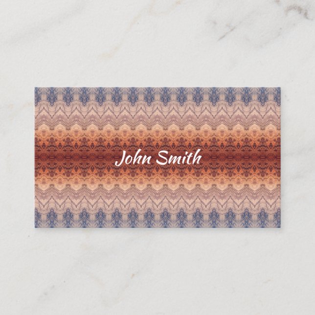 Ethnic southwestern pattern. business card (Front)