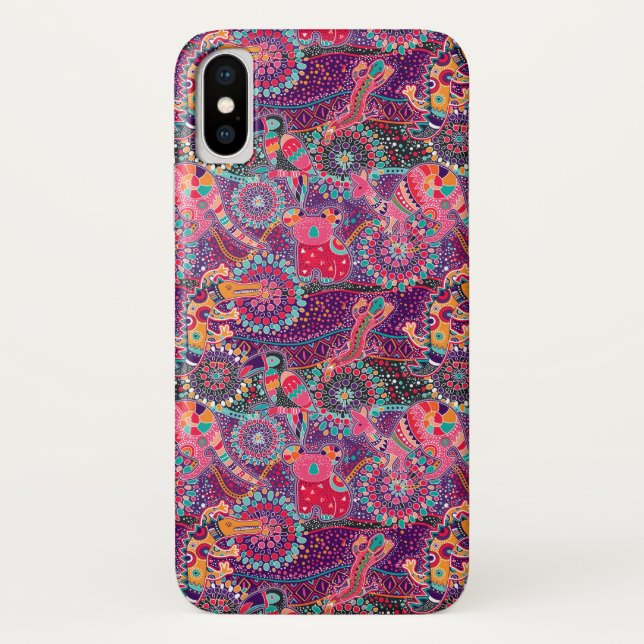 Ethnic Style Animal Pattern Case-Mate iPhone Case (Back)