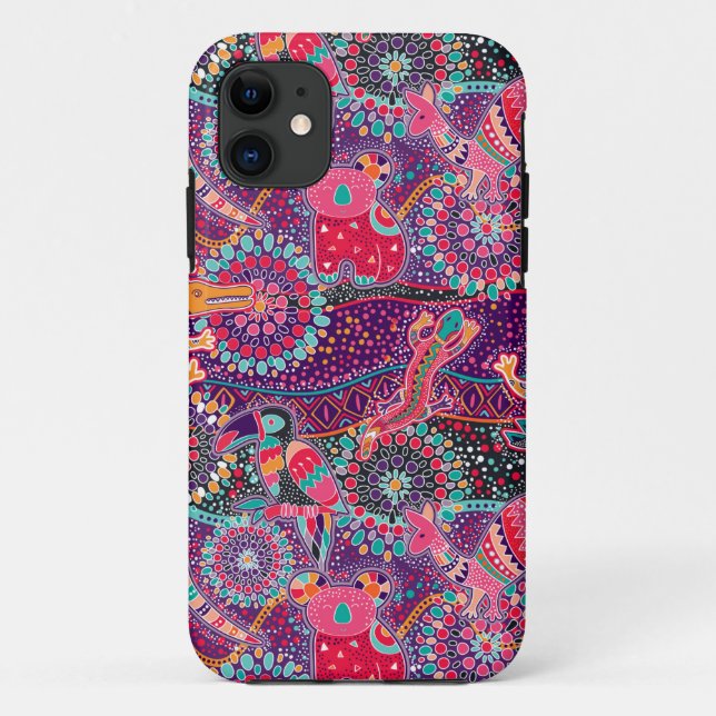 Ethnic Style Animal Pattern Case-Mate iPhone Case (Back)
