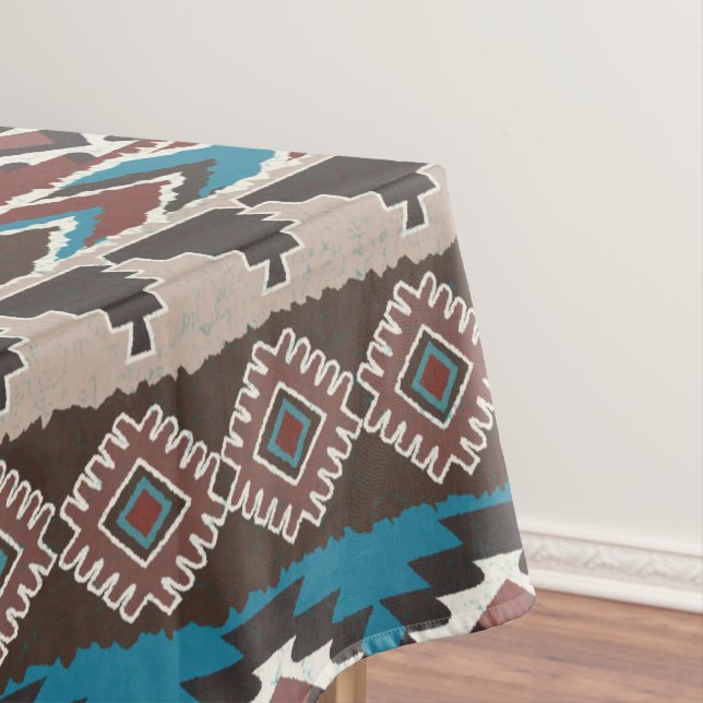 Ethnic style,geometric pattern,Aztec Tablecloth (In Situ)