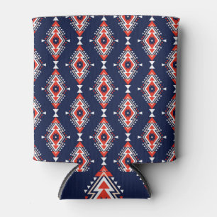 Ethnic style, geometric seamless pattern. can cooler