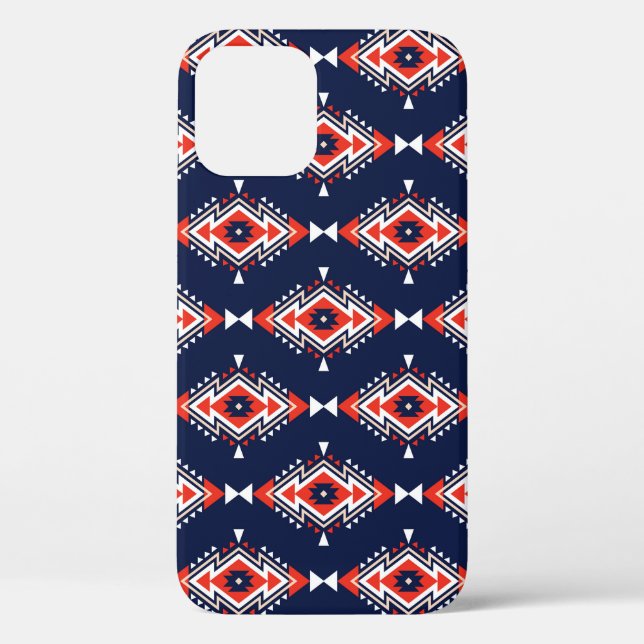 Ethnic style, geometric seamless pattern. Case-Mate iPhone case (Back)