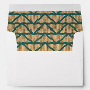 Ethnic Style Knitted Pattern Envelopes