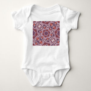 Ethnic style, vintage decorative texture. baby bodysuit