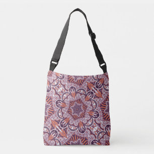 Ethnic style, vintage decorative texture. crossbody bag