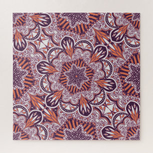 Ethnic style, vintage decorative texture. jigsaw puzzle