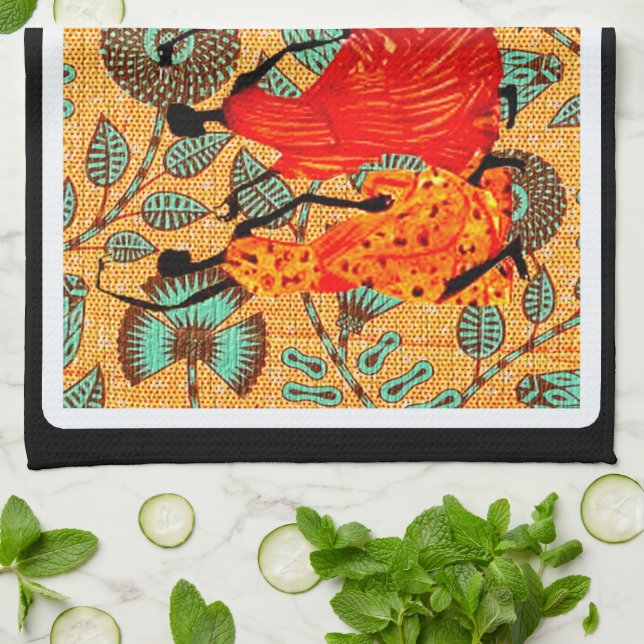 Ethnic Tea Towel (Folded)