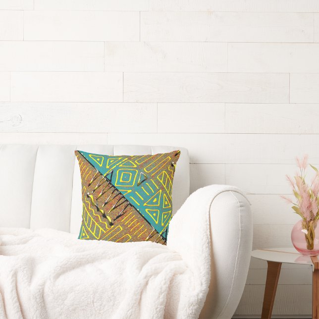 Ethnic Throw Pillow (Creator Uploaded)