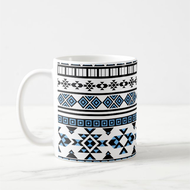 Ethnic Triangle Geometric Navajo Pattern Coffee Mug (Left)