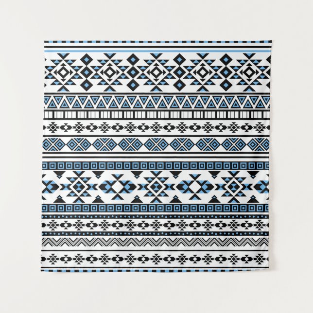 Ethnic Triangle Geometric Navajo Pattern Tapestry (Front)