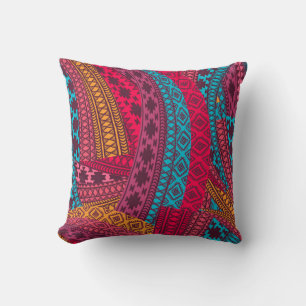 Ethnic Tribal 5A Throw Pillow