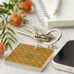 ethnic tribal african pattern key ring