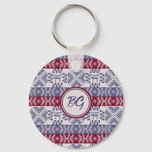 Ethnic tribal african  pattern. keychain