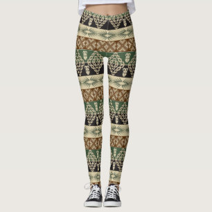ethnic tribal african pattern leggings