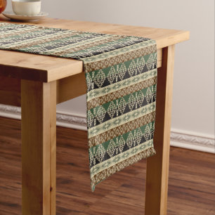 ethnic tribal african pattern short table runner
