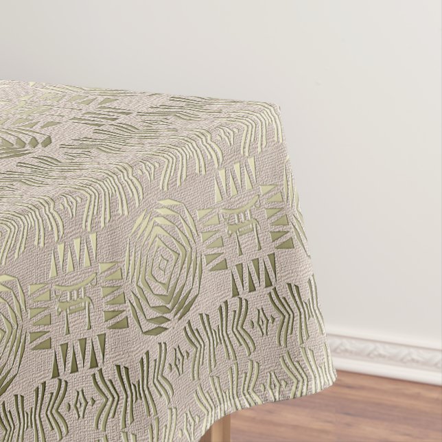 ethnic tribal african pattern tablecloth (In Situ)