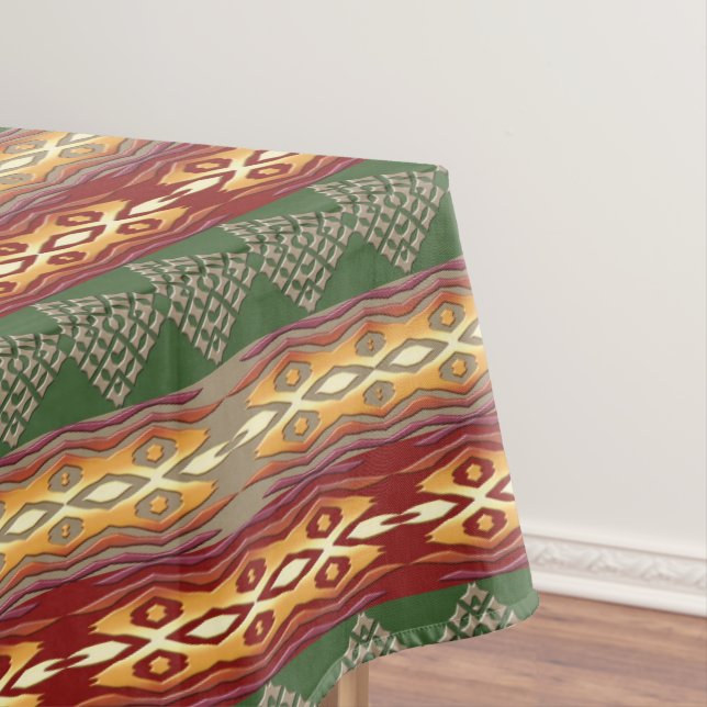 ethnic tribal african pattern tablecloth (In Situ)