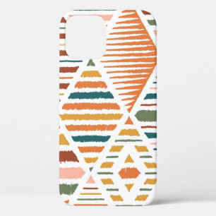 Ethnic Tribal Argyle Seamless Pattern. Traditional iPhone 12 Case