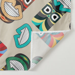 Ethnic Tribal Masks Tapestry