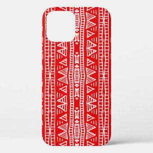 Ethnic Tribal Motifs Striped Pattern iPhone 12 Case