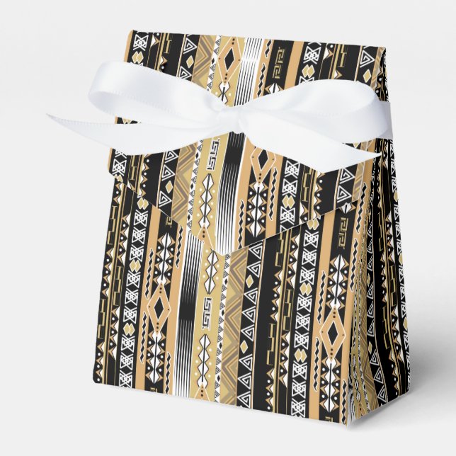 Ethnic , tribal, ornament favour box (Front Side)