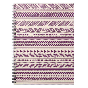 Ethnic tribal: seamless geometric pattern. notebook