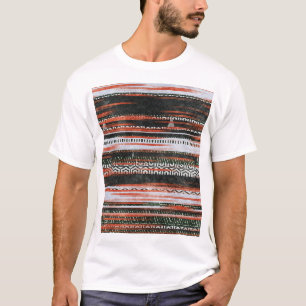 Ethnic tribal stripes: rug design. T-Shirt