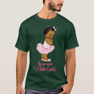 Ethnic Tutu Cute Ballet Team Girl Baby Shower T-Shirt