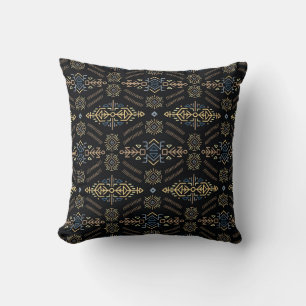 Ethnic Vintage: Hand Drawn Seamless Pattern Cushion