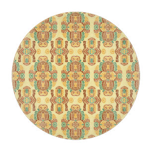 Ethnic Vintage Trend: Bohemian Seamless Tile Cutting Board