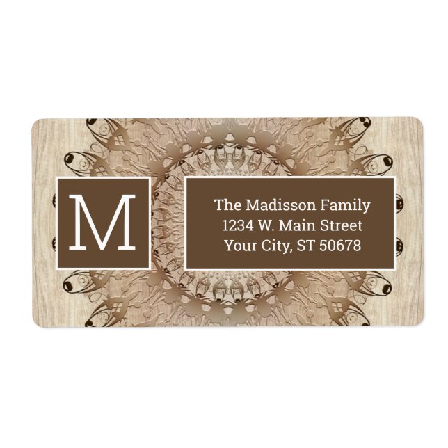 Ethnic Wooden Mandala Style (Front)