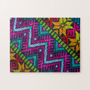 Ethnic Woven Threads Jigsaw Puzzle