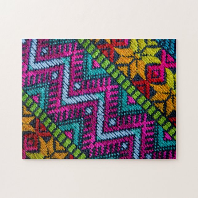Ethnic Woven Threads Jigsaw Puzzle (Horizontal)