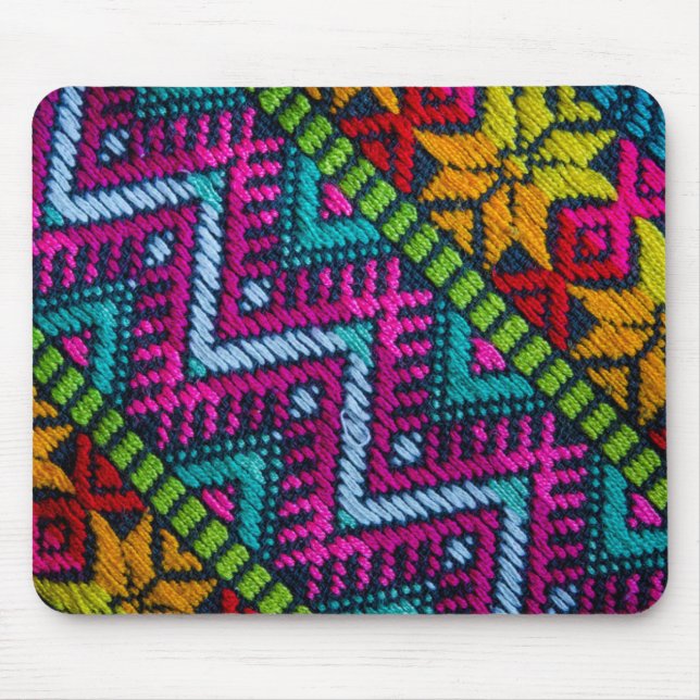Ethnic Woven Threads Mouse Mat (Front)
