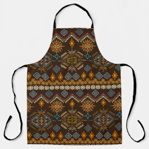 Ethno seamless pattern. Ethnic boho ornament. Trib Apron