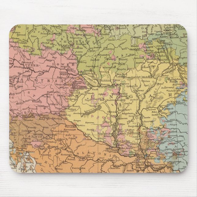 Ethnog Austria Hungary Mouse Mat (Front)